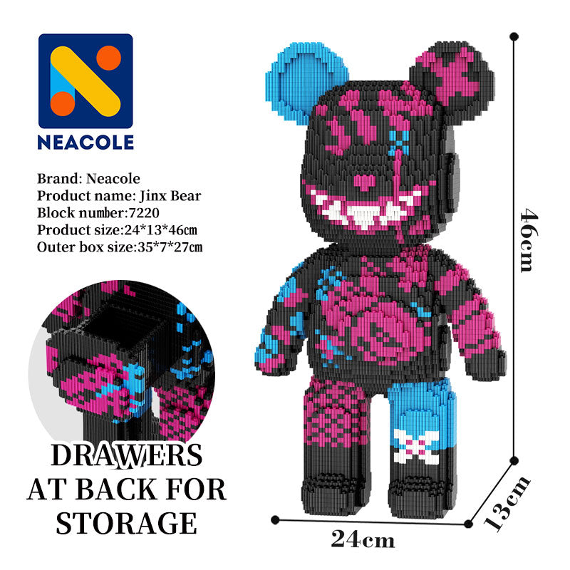 Jinx Bear Bear Building Block, Neacole building block bear