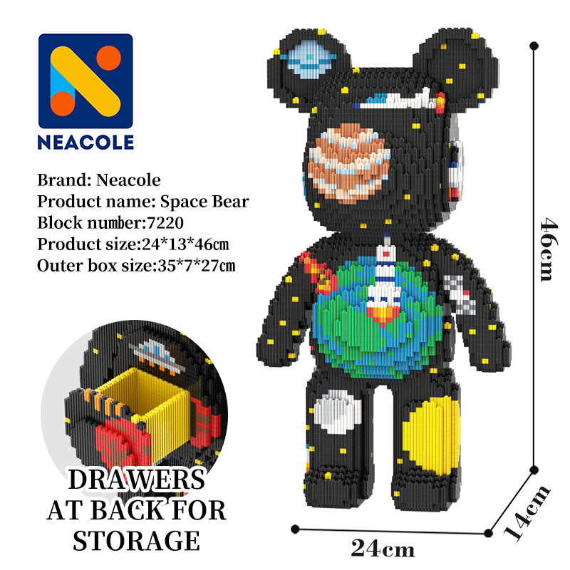 Space Bear Building Block, Neacole building block bear